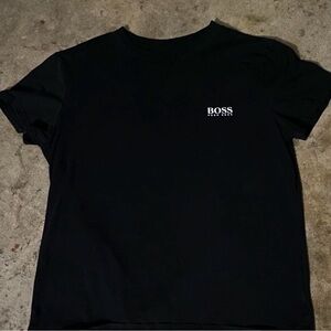 Boss Black Tee with Logo